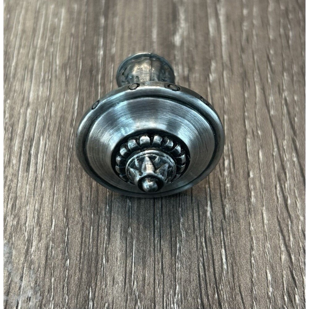Antique Pewter Portobello Knobs Hardware High End Handmade In USA 16 available